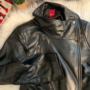 Genuine Italian Leather Cropped Jacket 🔥
